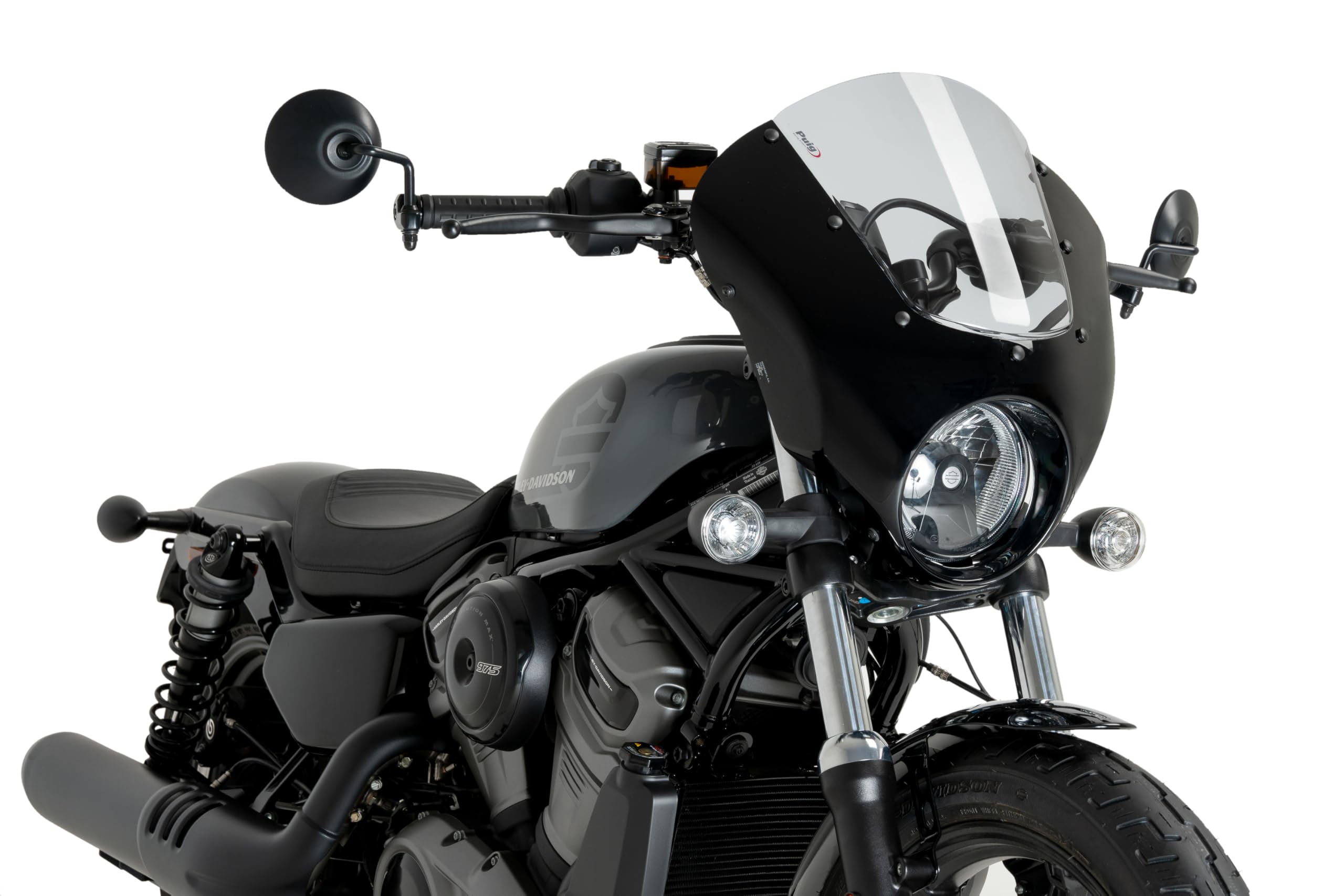 Amazon.com: Puig 21957H New Generation Sport Windshield for Harley